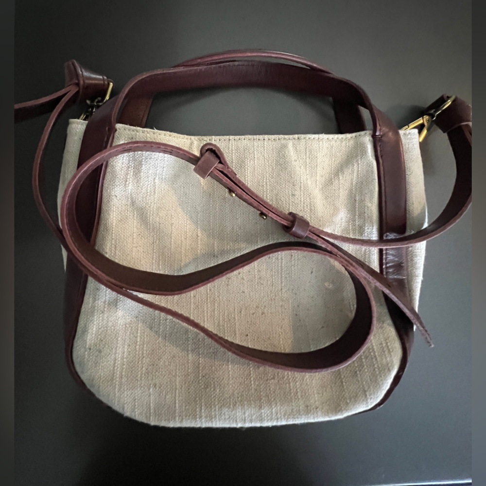 Madewell - the sydney crossbody bag: cotton-linen edition